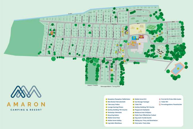 Lageplan Amaron Camping & resort