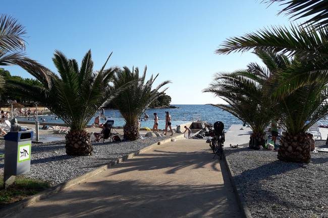 Weg zum Strand