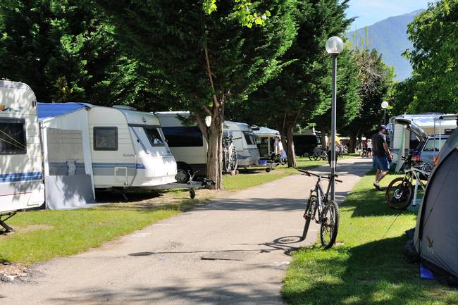 Camping pitches
