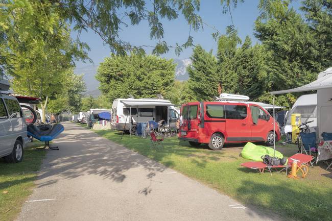 Camping pitches