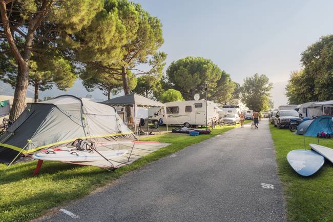 Camping pitches
