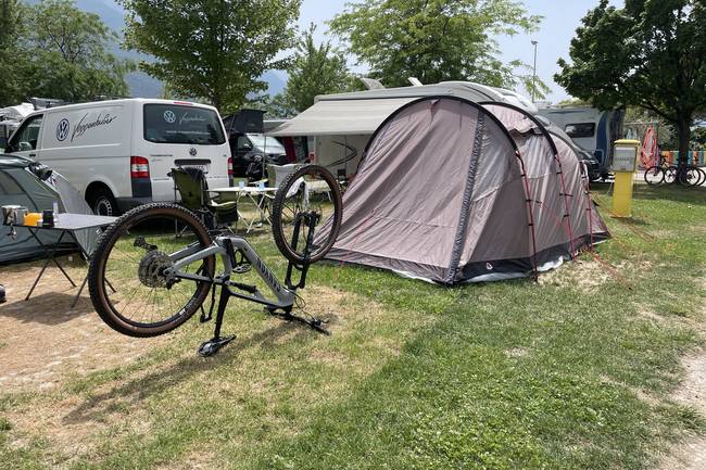 Camping pitches