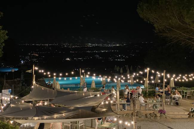 Restaurant terrace