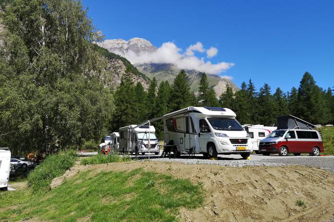 new terrassed pitches for rvs