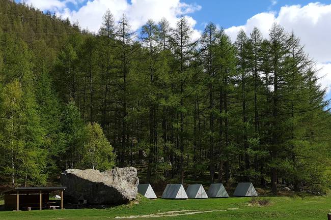 no tent. We have fix installations for you