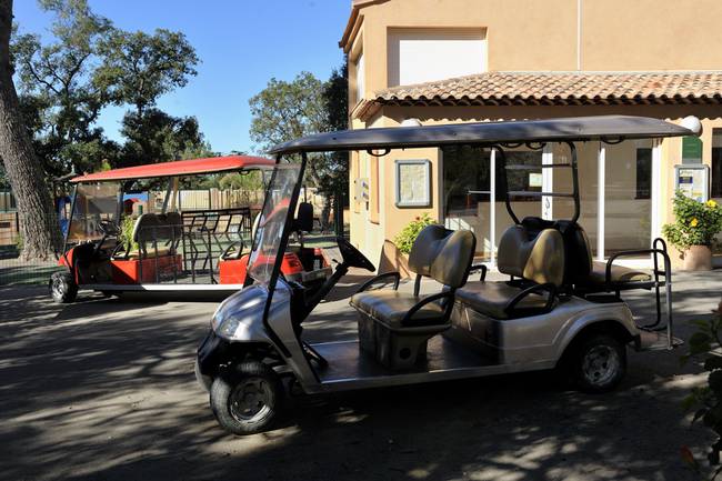 Notre moyen de transport dans le camping ...
