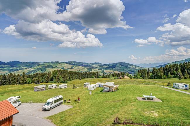 Camping with a view