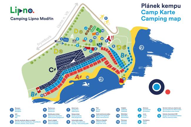 Camping map