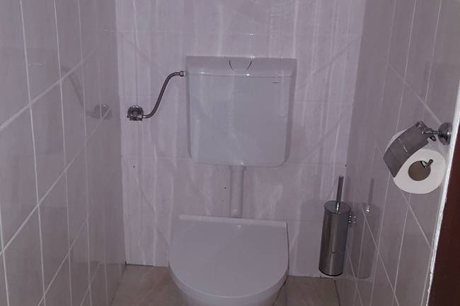Sanitärbereich immer sauber !