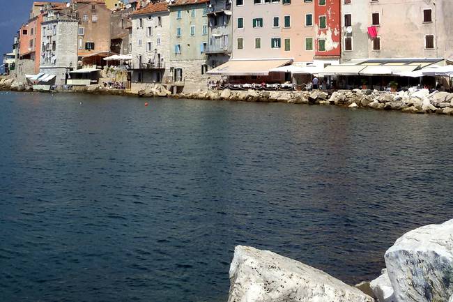 Blick auf Rovinj