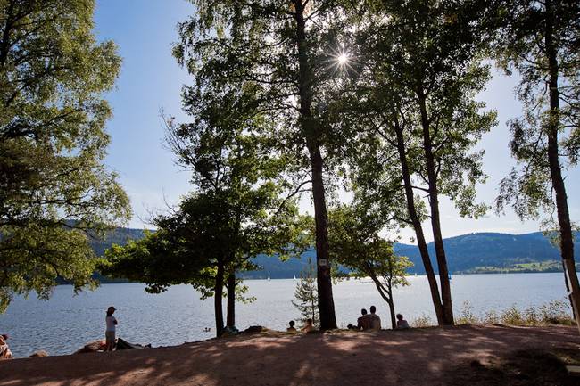2 Minuten von "Ihrem" Platz zum See...