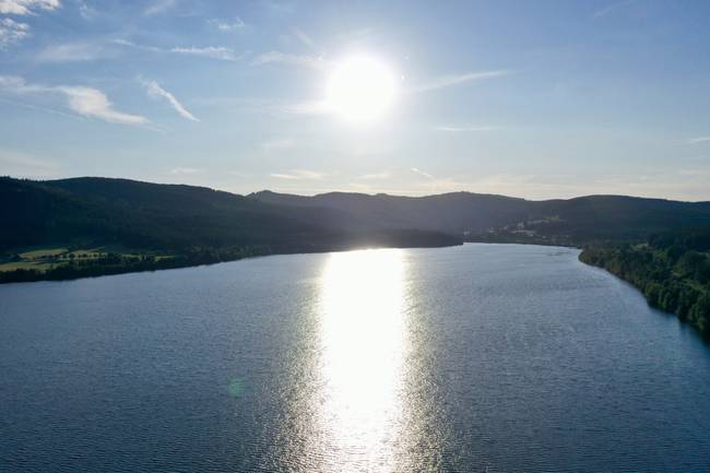 Schluchsee in der Abendsonne
