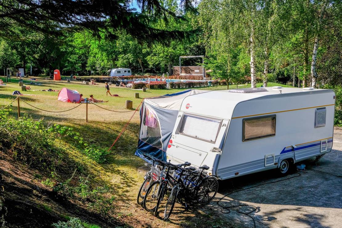 Campingplatz Caravan und Wohnmobilstellplatz am Bilzbad in Radebeul bei Dresden in Sachsen