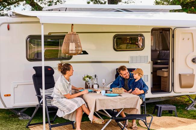 Go on a camping holiday at Henne.