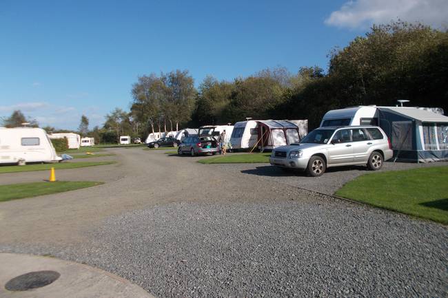 Camping in the sunshine at LInwater

