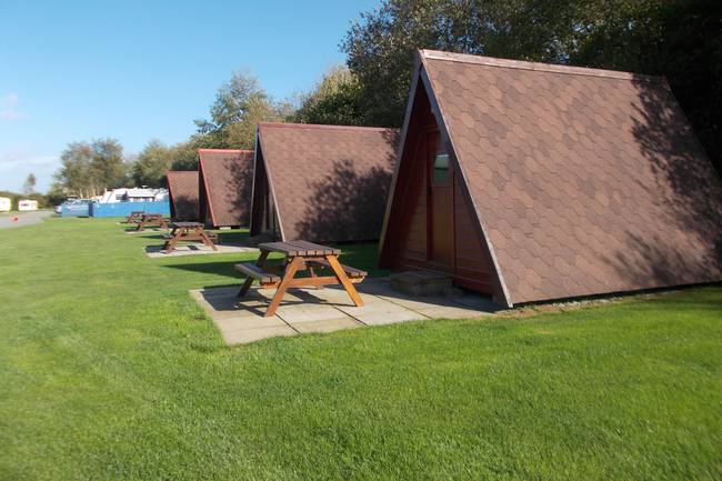 Timbertents, a warm and dry alternative to camping.