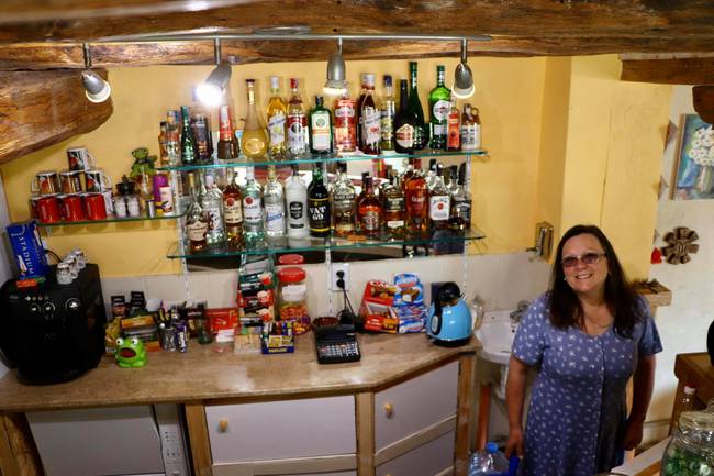 Our fully equipped bar for your use