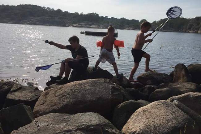 Our children loves to go fishing