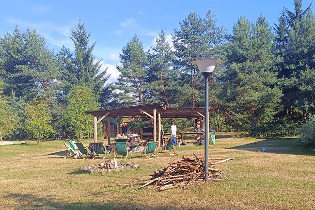 Campfire site.