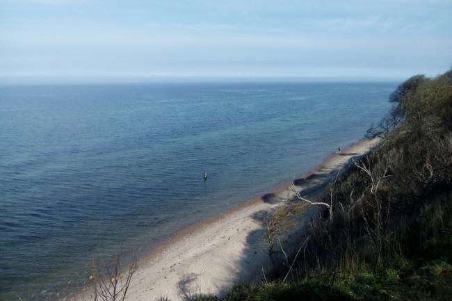 Wanderweg entlang der Steilküste nach Rerik 