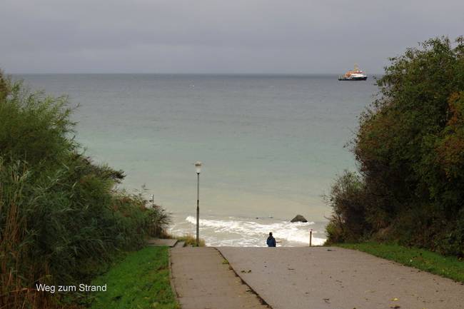 Abgang zum Strand