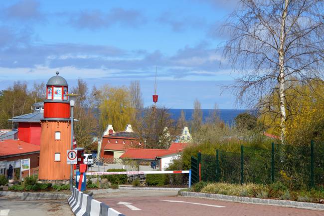 Zufahrt zum Campingplatz