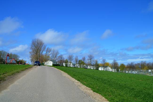 Zufahrtsstraße zum Campingplatz