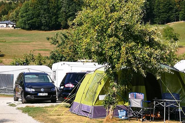 Parzellierter Stellplatz
