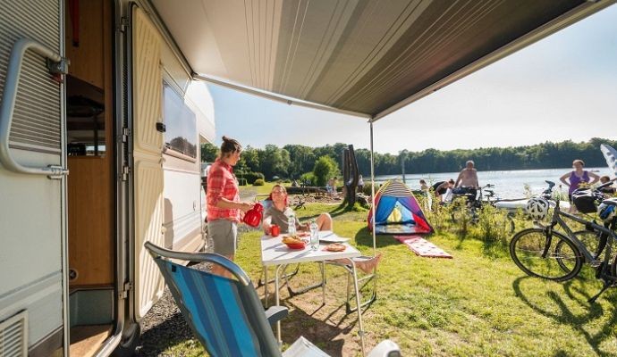 Camping Weiherhof am See, sustainable camping, eco-friendly