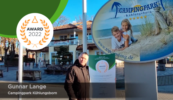 Gunnar Lange, Geschäftsführer vom Campingpark Kühlungsborn, 1. Platz des camping.info Award 2022, Mecklenburg-Vorpommern