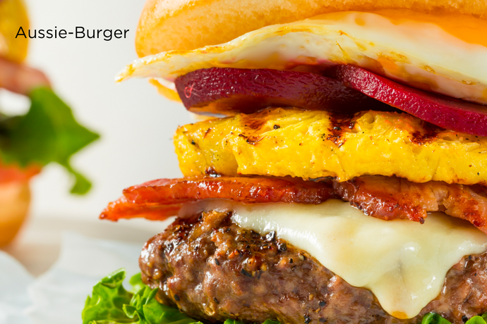 Der Aussie-Burger, Kochen und Camping, Burger, Camping-Rezepte
