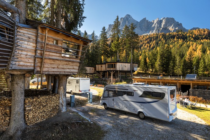 Caravan Park Sexten, South Tyrol, camping for wellness, 5 star camping