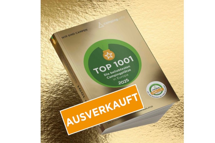 2 in 1: Sichere dir den Campingführer TOP 1001 inkl. Gratis APP-Gutschein
