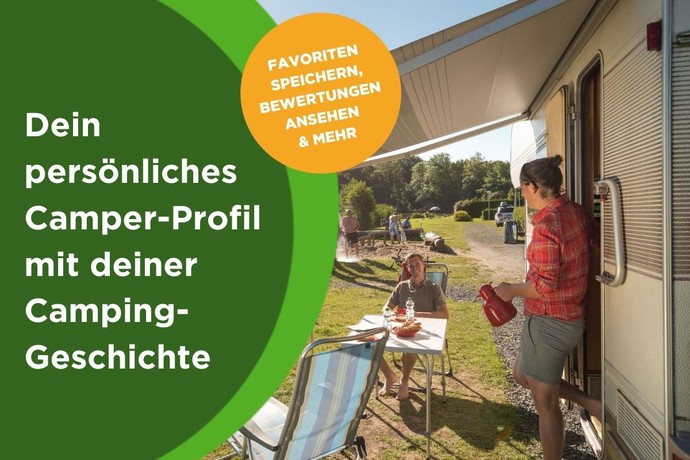 your individual camper profile on camping.info